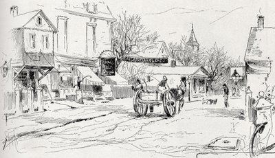 Commercial Street, Provincetown, Cape Cod by American School